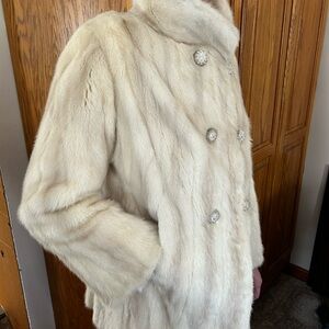Vintage Rovalia Rare Quality Emba Natural Pale Rose Mink Jacket